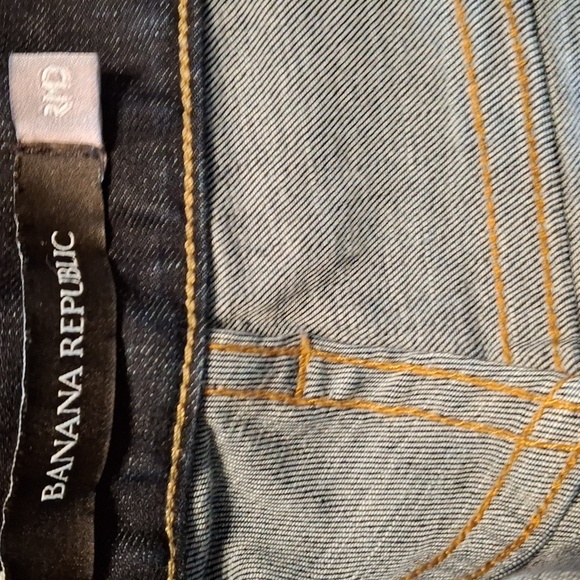 Banana Republic Size 44x32 Mens RMD Stretch Jeans Tapered Med Wash Blue - Picture 5 of 5